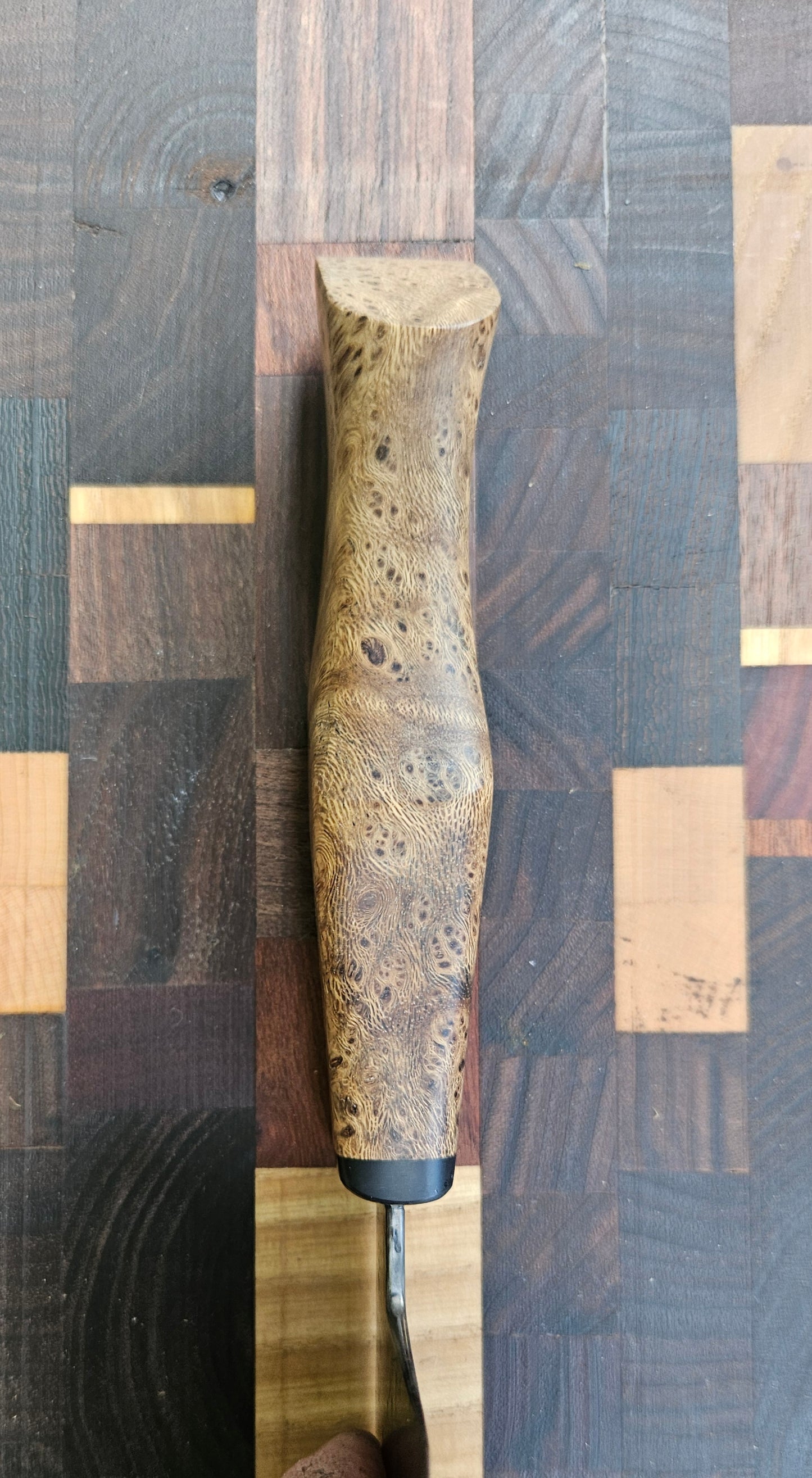 9" Wrought iron clad 80crv2 chef