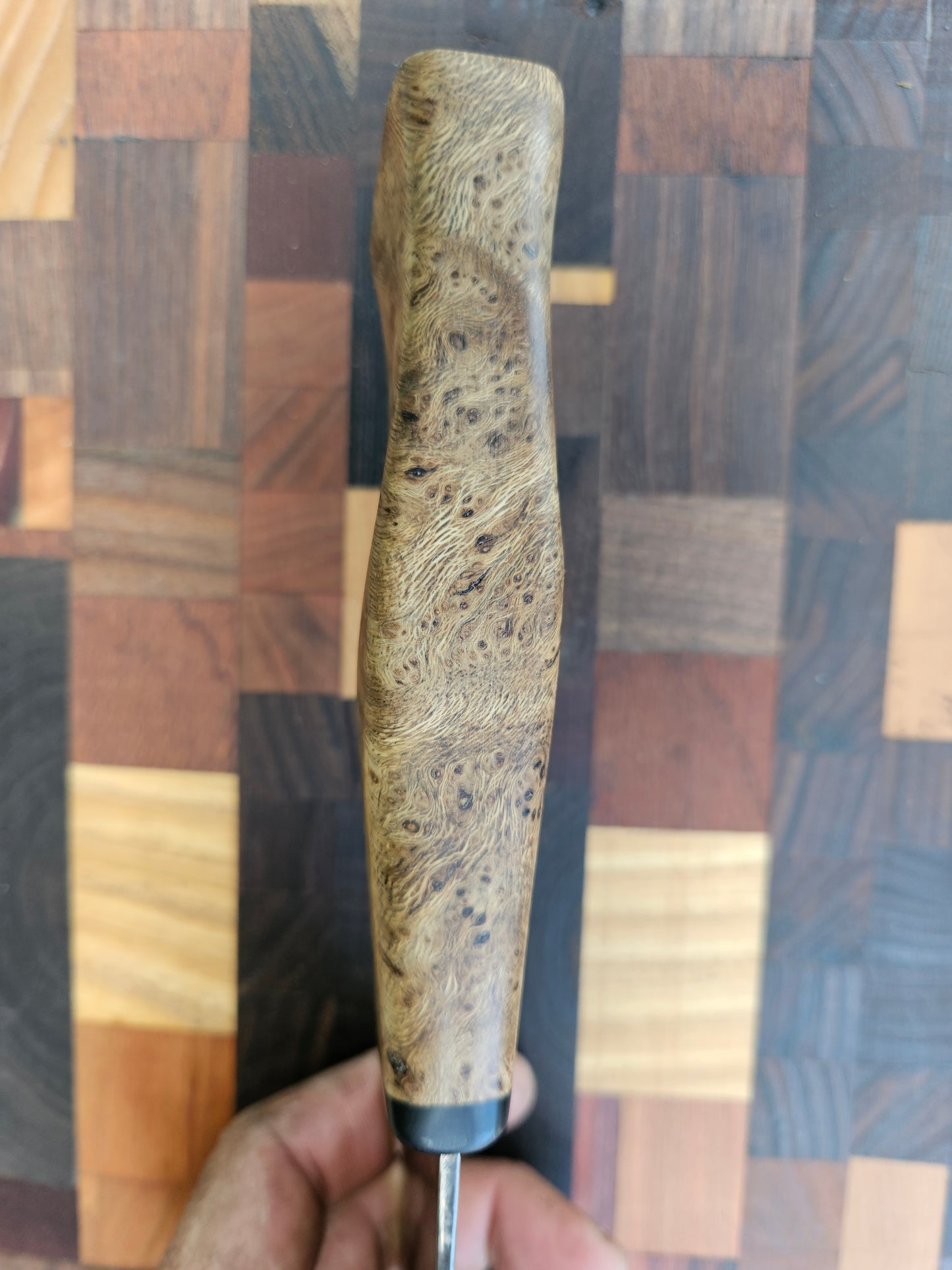 9" Wrought iron clad 80crv2 chef